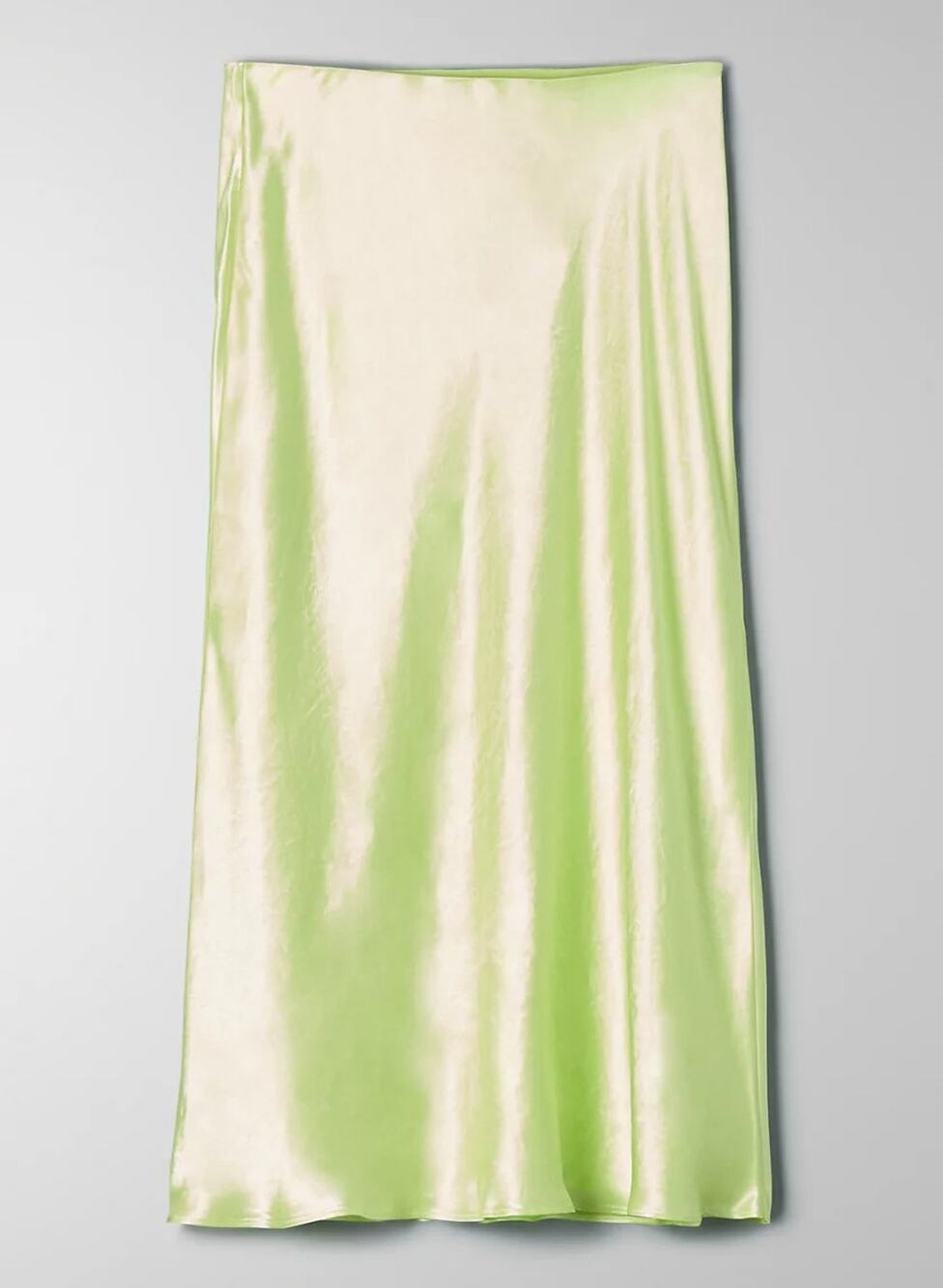 Babaton Slip Skirt - 4 - Neon Yellow